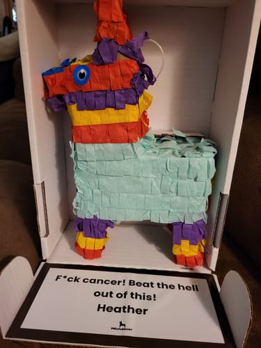 Customer photo review of F*CK Cancer Piñatagram