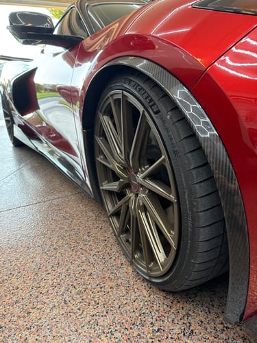 Customer photo review of Chevrolet Corvette C8 Side Wheel Fender