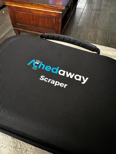 Customer photo review of Achedaway Scraper - The World’s First Heated Muscle Scraper