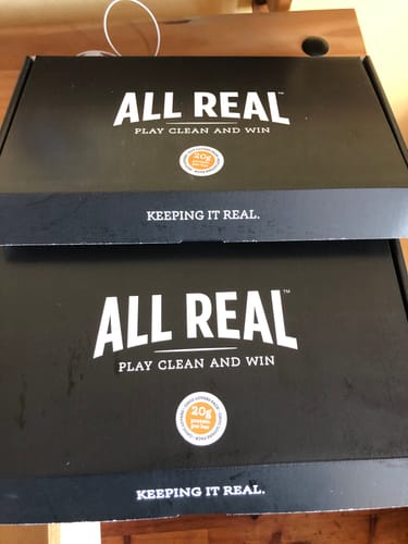 Customer photo review of Almond Vanilla Protein Bar