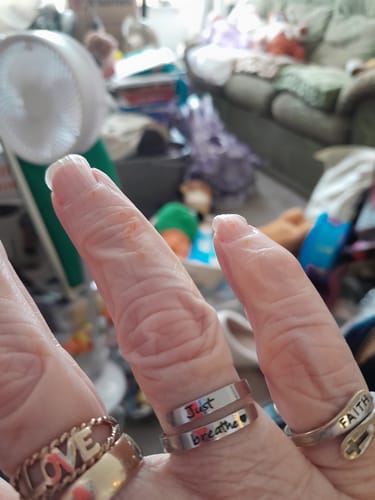 Customer photo review of Just Breathe Ring