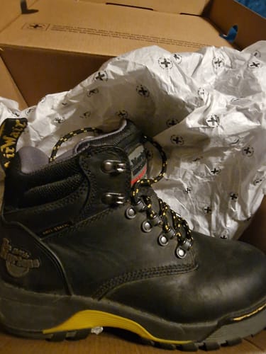 Customer photo review of Dr Martens Ridge ST Lace Up Hiker Safety Boot S3 Black