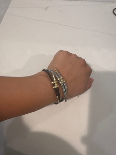Customer photo review of H Rope Bracelet