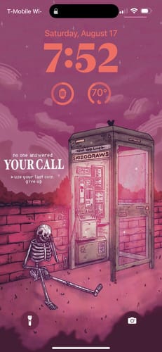 Customer photo review of Premium Wallpaper Pack