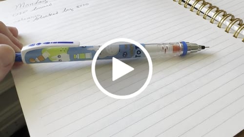 Customer video review of Studio Ghibli Uni Kuru Toga Mechanical Pencil - Limited Edition