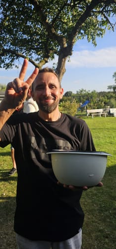 Customer photo review of SAEBIS® All Black Herren T-Shirt schwarz