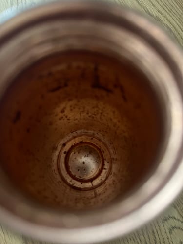 Customer photo review of Pure Copper Brown Art Bottle