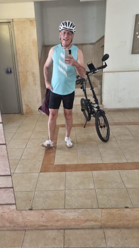 Customer photo review of Mesh גופייה בצבעים