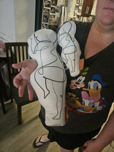 Customer photo review of Birth Pillow Line One