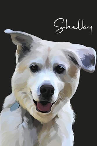 Customer photo review of Pet Art Canvas Wrap