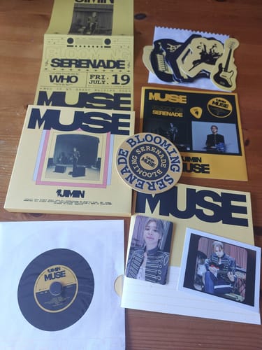 Customer photo review of BTS JIMIN - MUSE SOLO 2ND ALBUM WEVERSE GIFT PHOTOBOOK SERENADE VER