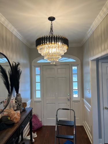 Customer photo review of Lustre cristal ANDALUS Black