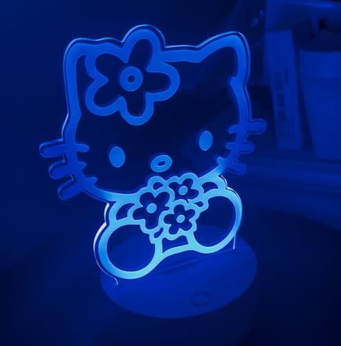 Customer photo review of Hello Kitty LED Desk Light