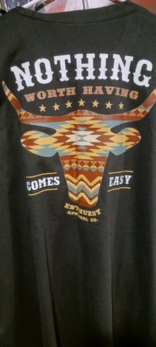 Customer photo review of NOTHIN' COMES EASY