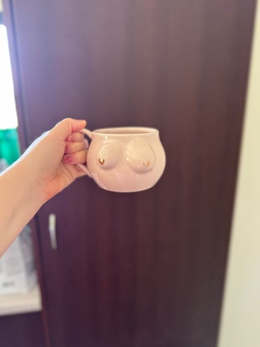 Customer photo review of Boob Mug - Pink