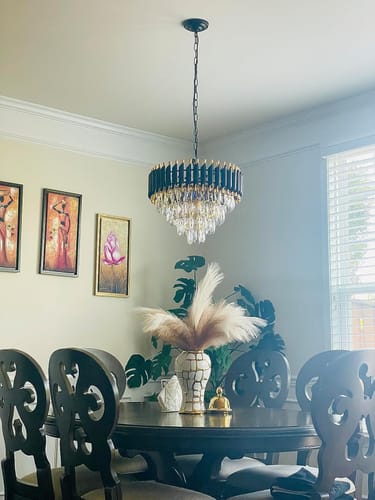 Customer photo review of Lustre cristal ANDALUS Black