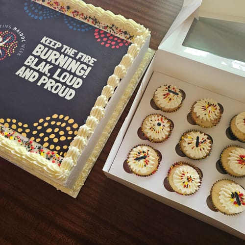 Customer photo review of NAIDOC Week 2024 - Edible Icing Toppers