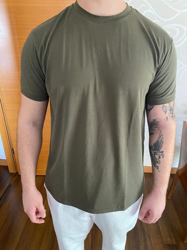 Customer photo review of Bisiklet Yaka Tişört
