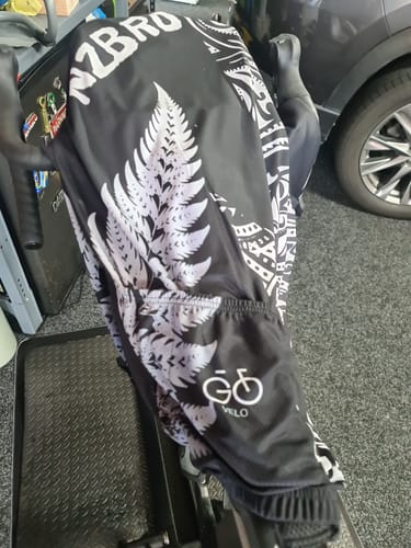 Customer photo review of Retro La Vie Claire Short Sleeve Cycling Jersey