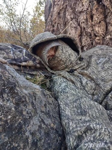 Customer photo review of Men’s Fleece Hoodie with Neck Gaiter FS18M