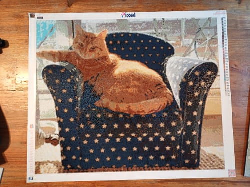Customer photo review of Diamond Painting Eigen Foto - Snelle Levering