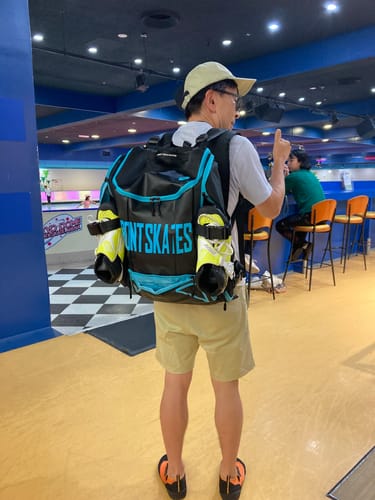 Customer photo review of Skate Backpack