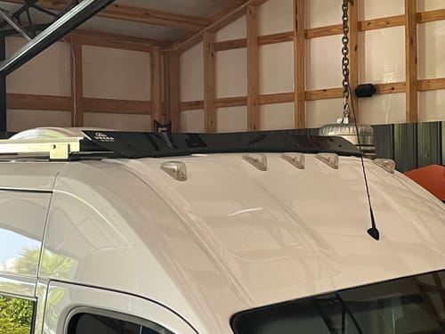 Customer photo review of Ram ProMaster Wind Fairing