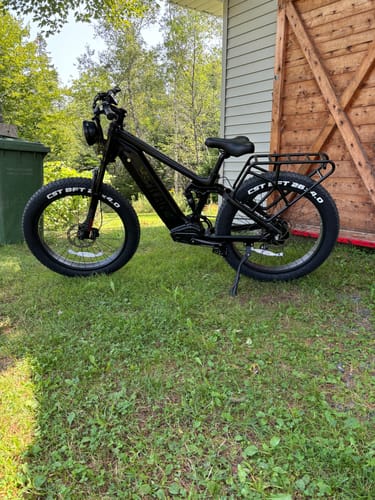 Customer photo review of T7 Full Suspension Mountain E-bike