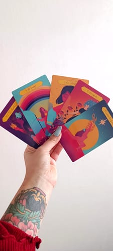 Customer photo review of Tarot Reflejo del Alma - Mazo cartas con libro explicativo