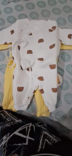 Customer photo review of Newborn Teddy Bear Onesie