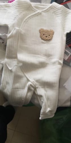 Customer photo review of Newborn Teddy Bear Onesie
