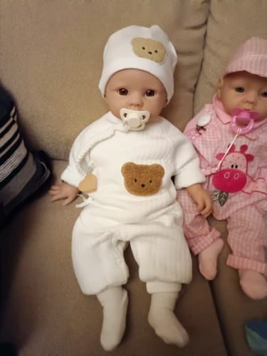 Customer photo review of Newborn Teddy Bear Onesie