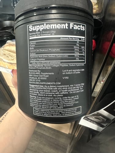 Customer photo review of COLLAGEN PROTEIN