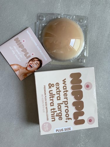 Customer photo review of Doppel Pack Plus Size Nippelcover COLOR NUDE (2 Paar) 4 St.