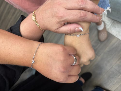 Customer photo review of Permanent Jewelry In Person Group Class