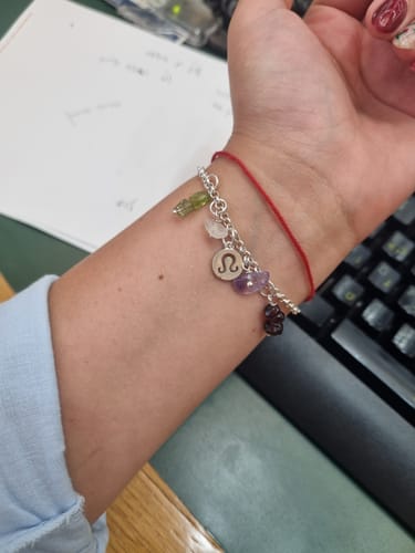 Customer photo review of סט צארמים מזל אריה | Astro