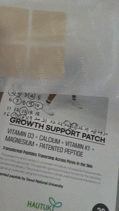 Customer photo review of HAUTUKI Growth Support Patch