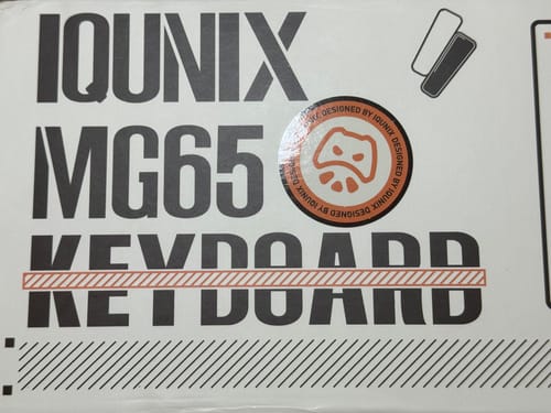 Customer photo review of Magi65 Aluminum Low Profile Mechanical Keyboard