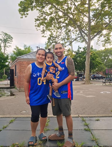 Customer photo review of Philippines Custom Basketball Jersey