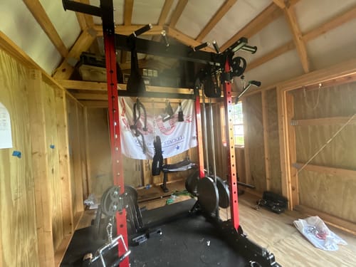 Customer photo review of Major Fitness F22 All-In-One Home Gym Power Rack