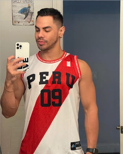 Customer photo review of Peru Custom Basketball Jersey