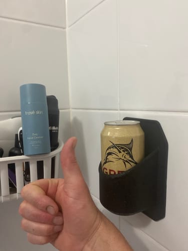 Customer photo review of Shower Beers Holder