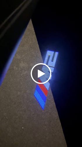Customer video review of BMW G SERIES DOOR LIGHTS