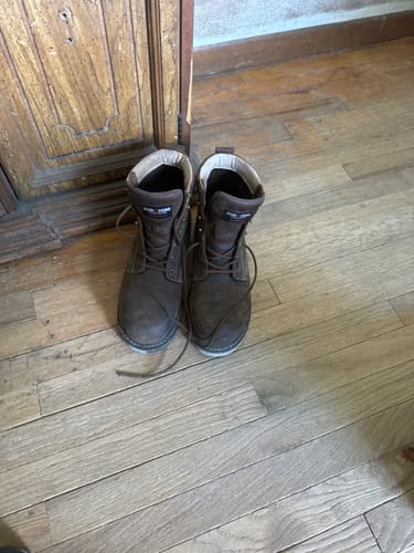 Customer photo review of 6 Inch Logan Plain Toe Safety Toe WP