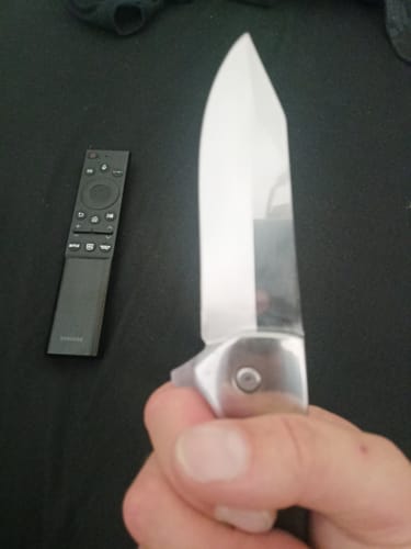 Customer photo review of Clip Point Folding Knife