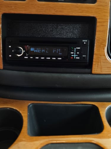 Customer photo review of Linear Series M3039 | Single DIN AM/FM & BT/DVD In-Dash Multi-Zone Receiver