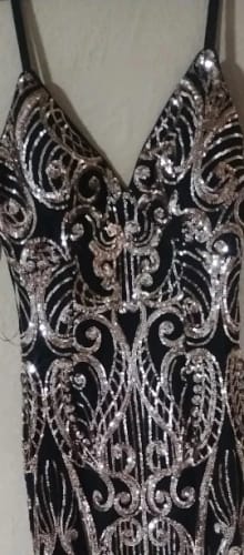 Customer photo review of Aryanna Maxi Dress