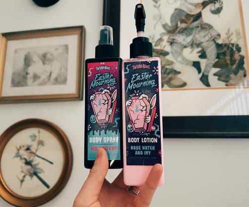 Customer photo review of Easter Mourning Body Lotion