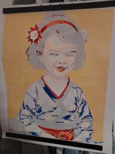 Customer photo review of "Japanese Ukiyo-e" Paint by Numbers Kit