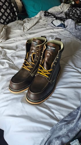 Customer photo review of 6 Inch Moc Toe Boot